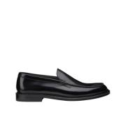 Læder penny loafers | sort