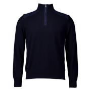 Navy Blue Pullover Sweater