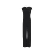 Sort Stud Detalje Jumpsuit