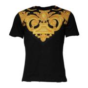 Medusa Print Bomuld Crew Neck T-shirt