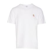 Hvid T-shirt med Fox Patch Logo