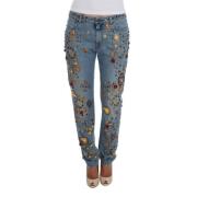 Fortryllet Sicilien Krystalhjerte Boyfriend Jeans