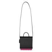 Glat Læder Crossbody Taske