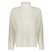 Ribbet Uld Turtleneck Sweater