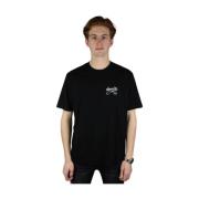 Sort Jersey T-shirt med Logo