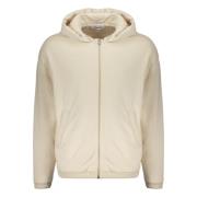 Polstret Zip Hoodie med Lommer