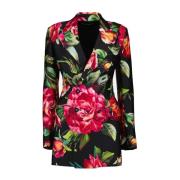 Blomsterprint Blazer Kvinder Italien