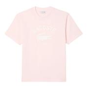 Pink Krokodille Print T-shirt