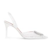 Ivory Blonde Slingback Sko