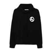 Sort Logo Hættetrøje Sweatshirt