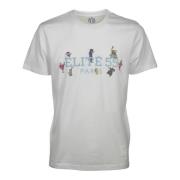 Elite Bomuld T-shirt med Frontal Print