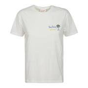 Farverig Gin Tonic Broderet T-shirt