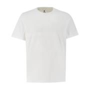 Minimalist Crew-Neck T-shirt med Front Print