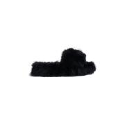 Faux Fur Slip-On Tøfler