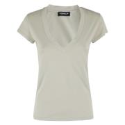 V-hals top i trendy stil