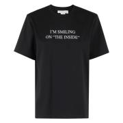 Stilfuld Slogan T-shirt