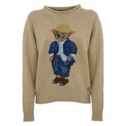 Bomuldssweater med Polo Bear Design