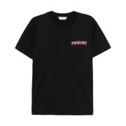 Sort Logo Print Crew Neck T-shirts