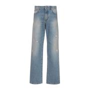 Blå Denim Jeans