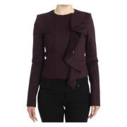 Elegant Lilla Blazer Bomuldsblanding