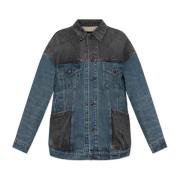 Denimjakke i 'oversize' stil