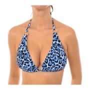 Animal Print Bikini Top med Ringe