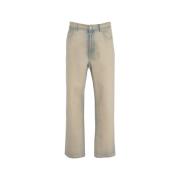 Beige Afslappet Fit Jeans Springdale