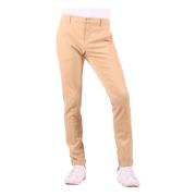 Slim Fit Sand Bukser