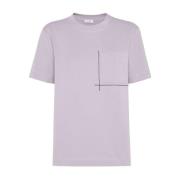 Lilla Lilla Crew Neck Lomme T-shirt