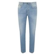 Slim Fit Lys Denim Bukser