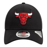 Sorte Bulls Stretch Snapback Kasket