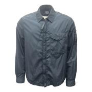 Nylon Overshirt i Blå