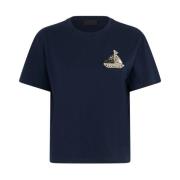 Navy Blue Crew Neck T-shirt