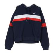 Sort Cropped Hoodie til Kvinder