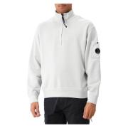 Blå Half Zip Sweatshirt