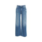 Blå Wide Leg Jeans