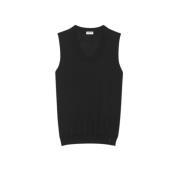 Elegant Tank Top i Sort