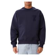 Blå Heavy Loopback Sweater