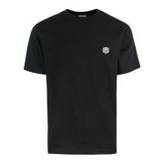 Sorte T-shirts og Polos med Broderet Logo