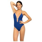 Elegant Latin Style One-Piece Swimsuit