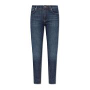 Tapered leg jeans