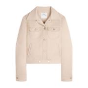 Signature Twill Trucker Jacket i Sand