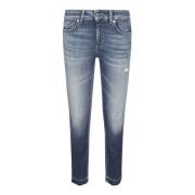 Blå SS23 Kvinders Denim Jeans