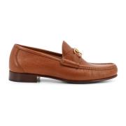 Ikonisk Vlogo Læder Loafer Made in Italy