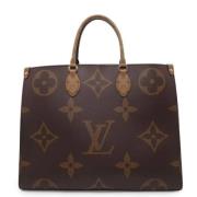 Pre-owned Canvas louis-vuitton-tasker