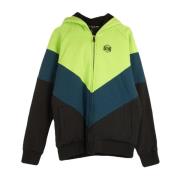 Fluo Green/Navy/Black Hættetrøje