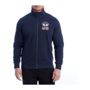 Herre Zip-Up Sweatshirt med Klassisk Design