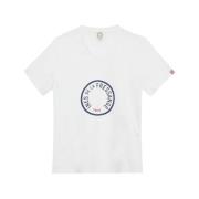 Aurore V-udskæring T-shirt hvid -