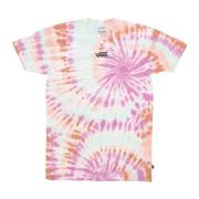 Hvid Tie-Dye Tee Kjole