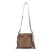 Brun Crossbody Taske med Tassel